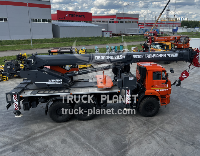Автокран Галичанин КС-55713-5В-1 ГРАФИТ на шасси КАМАЗ 43118